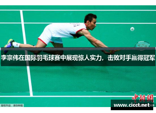 李宗伟在国际羽毛球赛中展现惊人实力，击败对手赢得冠军